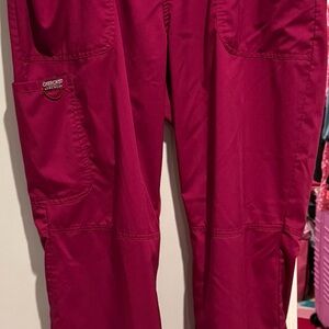 Cherokee Workwear Red Scrub Pants